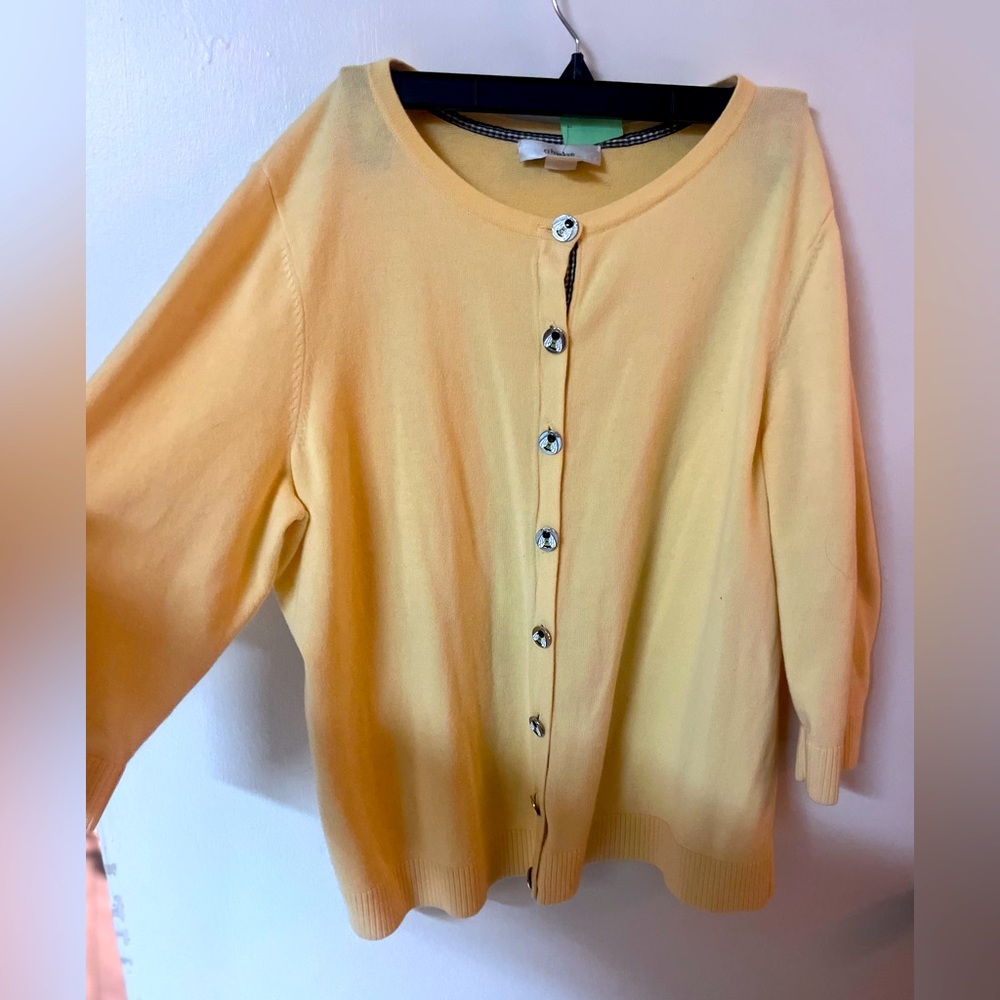 CJ Banks Bee sweater/cardigan